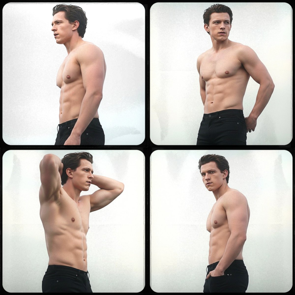 Tom Holland Shirtless