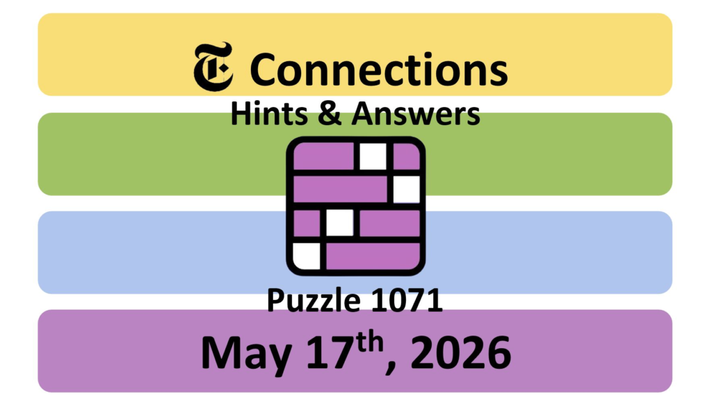 connections nyt answers