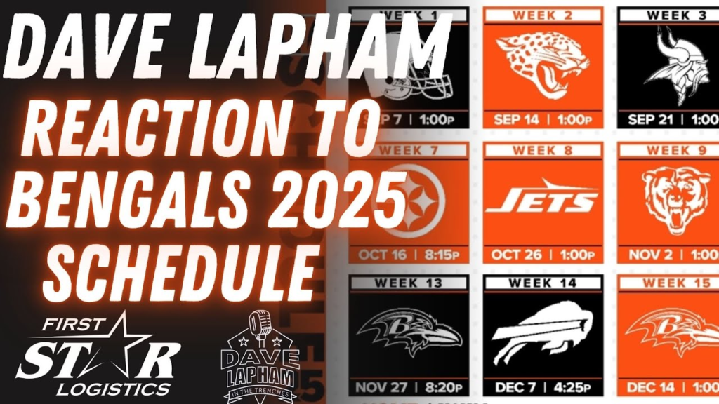 cincinnati bengals schedule