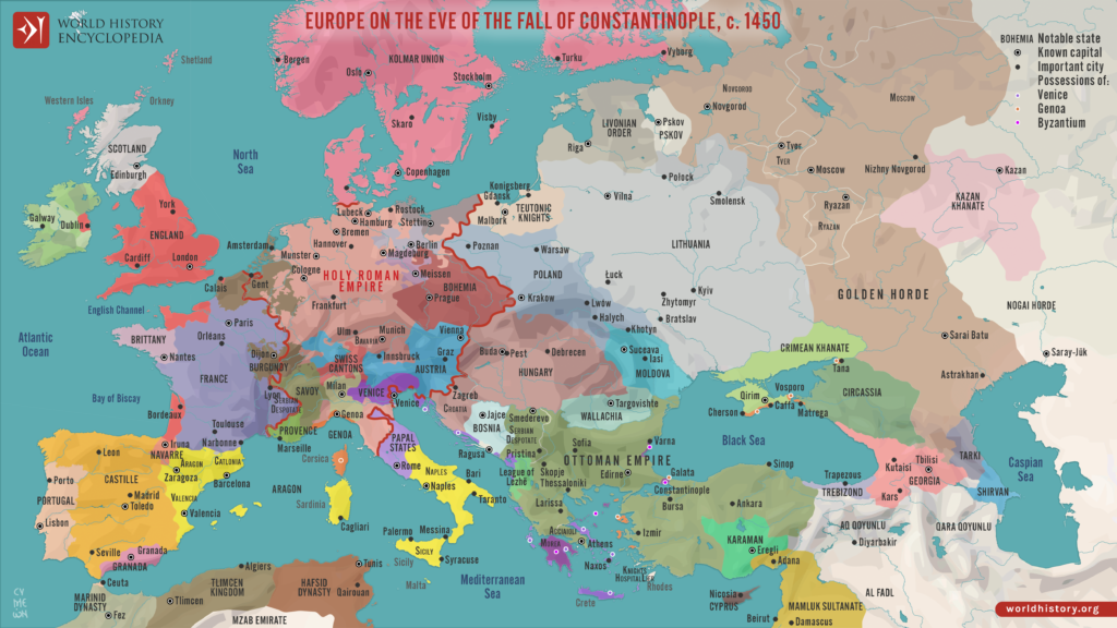 map of europe