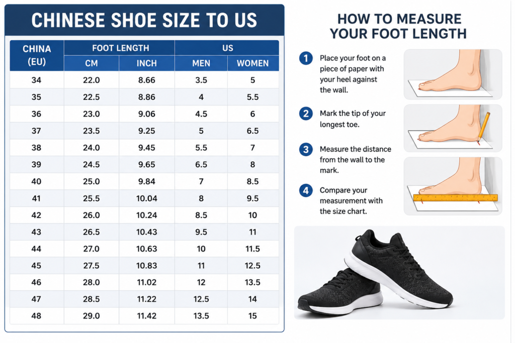 Chinese Shoe Size to US: The Complete Conversion Guide chinese shoe size to us